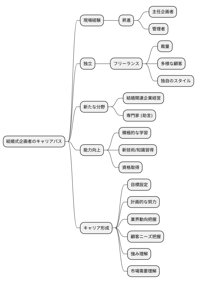キャリアアップの道筋