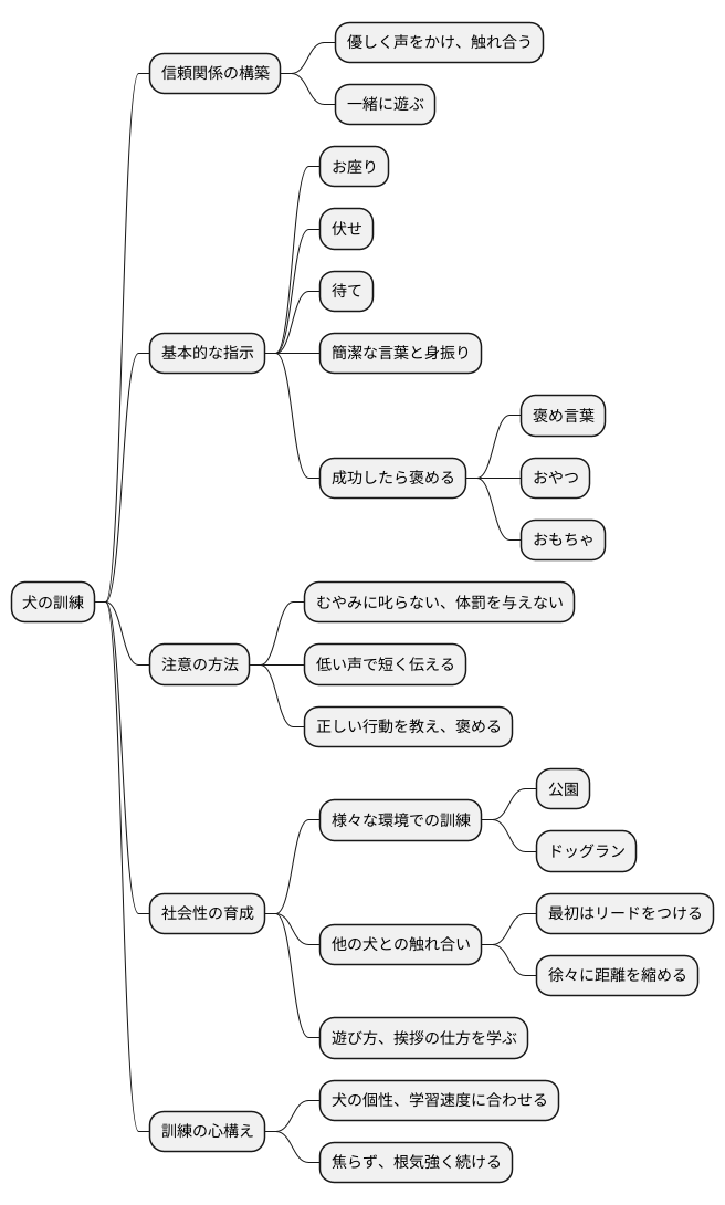 訓練の方法