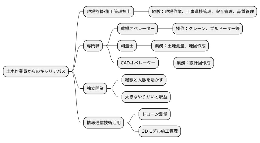 キャリアパスの例